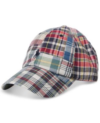 polo plaid hat