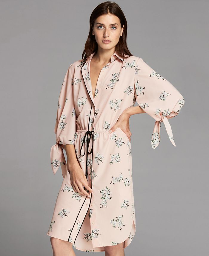 Lauren Ralph Lauren Floral-Print Shirtdress - Macy's