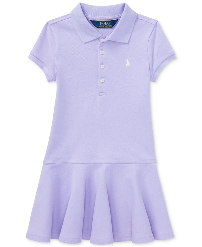 Polo Ralph Lauren Ralph Lauren Twill Polo Dress, Toddler Girls - Macy's