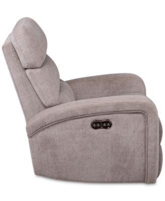 Stellarae Fabric Power Recliner with USB, Created for Macy's