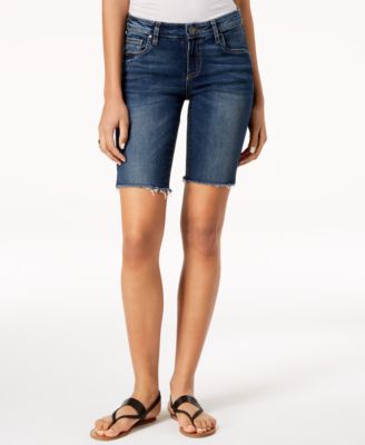Kloth Natalie Denim Bermuda Shorts 