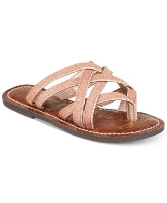 Sam Edelman - Georgette Glitter Sandals, Little Girls (11-3) & Big Girls (3.5-7)