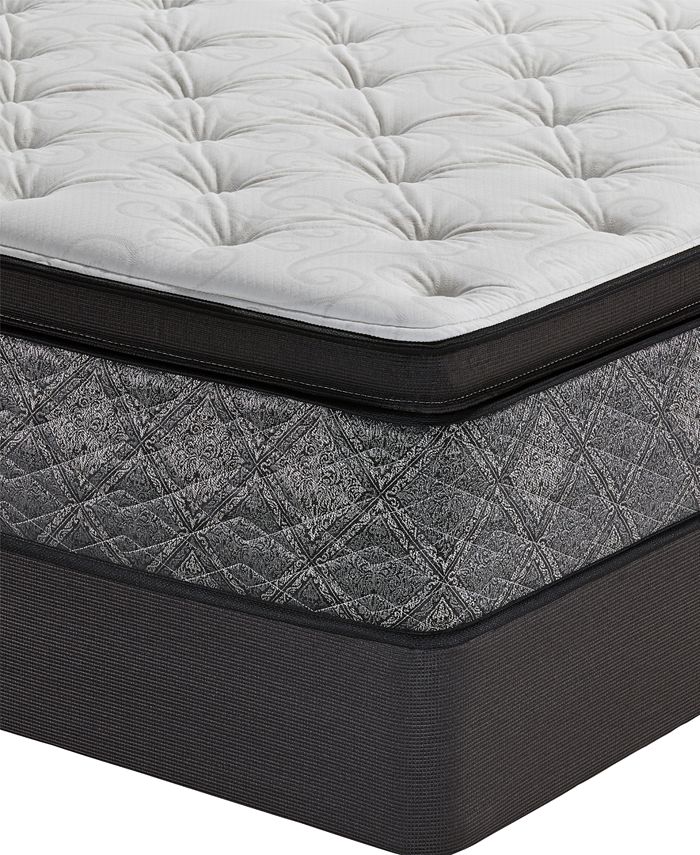 MacyBed by Serta Resort 13" Firm Euro Pillow Top Mattress Set Queen