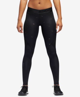 adidas - Logo-Print Compression Leggings