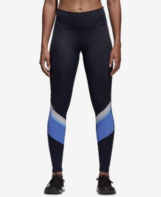adidas - Wanderlust Colorblocked High-Waist Training Leggings