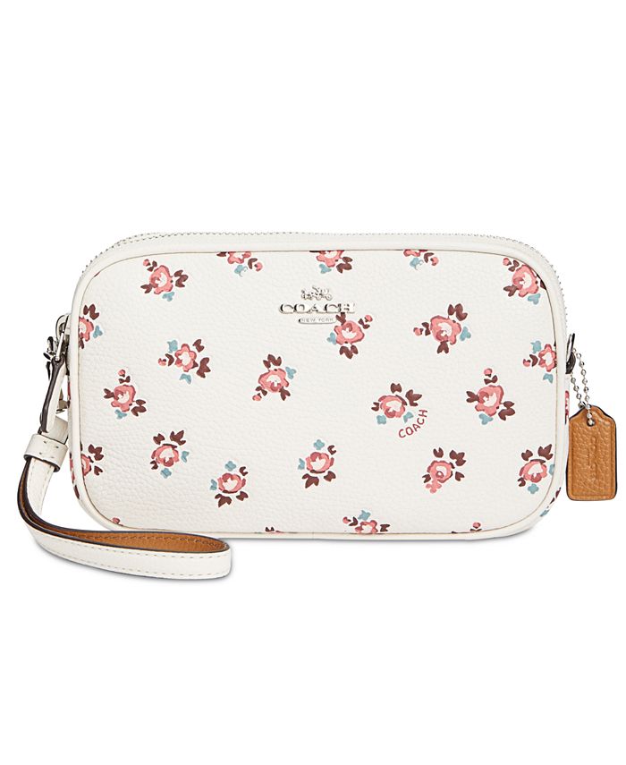Coach flower on sale clutch