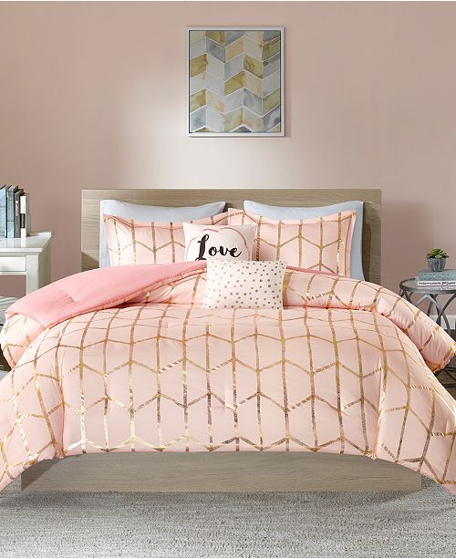 pink queen bed sheet set