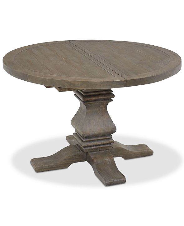 Furniture Tristan Round Expandable Dining Table, Created for Macy's