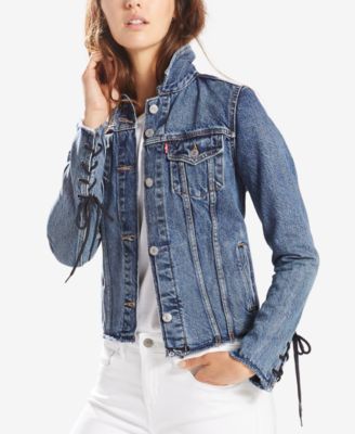 Levi's - Trucker Cotton Lace-Up Denim Jacket