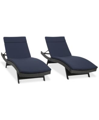 Noble House - Hunter Outdoor Chaise Lounge (Set Of 2)