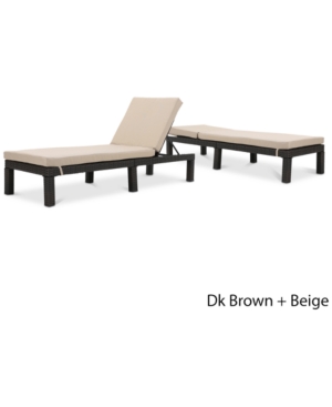 NOBLE HOUSE LOGAN OUTDOOR CHAISE LOUNGE (SET OF 2)