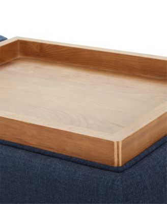 Jollene Fabric Storage Cocktail Ottoman, Created for Macy&#39;s