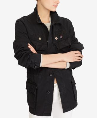 polo ralph lauren military jacket womens