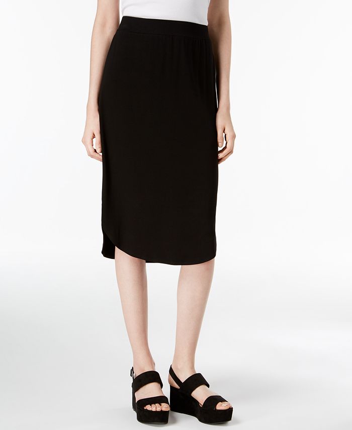 Eileen Fisher Stretch Jersey Pull-On Skirt & Reviews - Skirts - Women ...