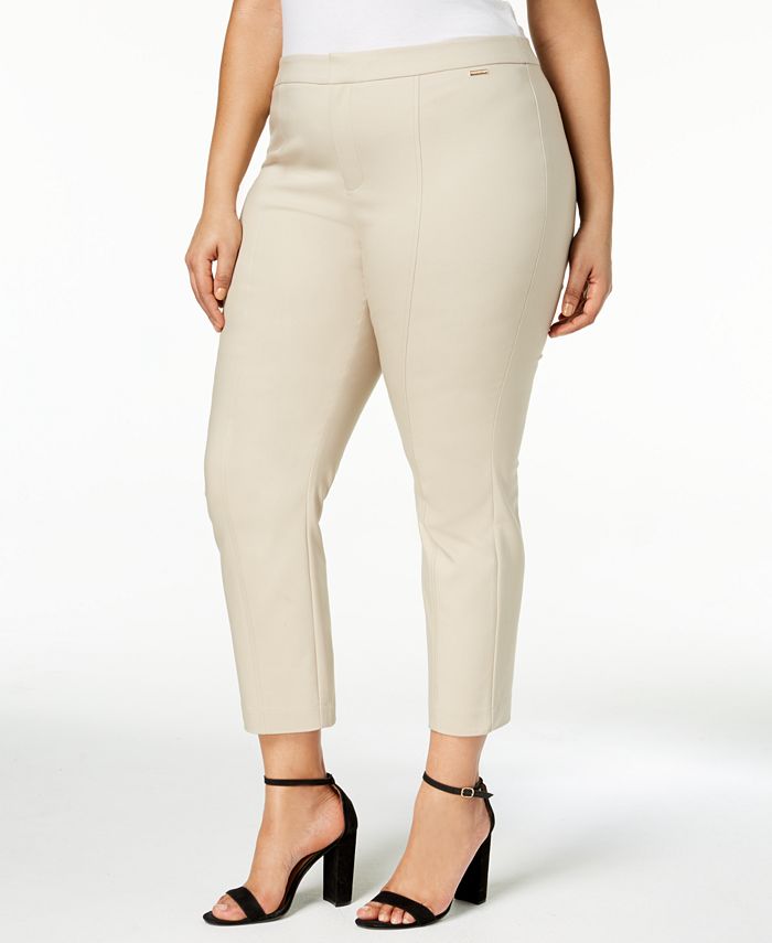 Charter Club Plus Size Skinny Ankle Pants, Created for Macy's - Macy's