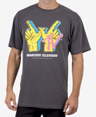 Neff - Men's Whatever TV Pigment-Dyed Graphic-Print T-Shirt