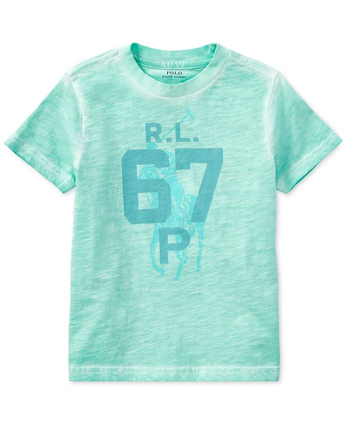 Polo Ralph Lauren Ralph Lauren Graphic Cotton T-Shirt, Toddler Boys ...