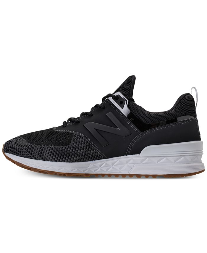 New Balance Men's 574 Sport Knit Casual Sneakers from Finish Line - Macy's
