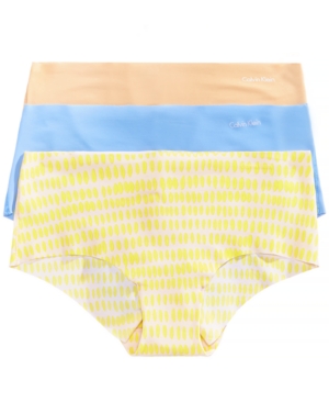 Calvin Klein Invisibles Hipster 3-pack Qd3559 In Elp Geo/br/cb