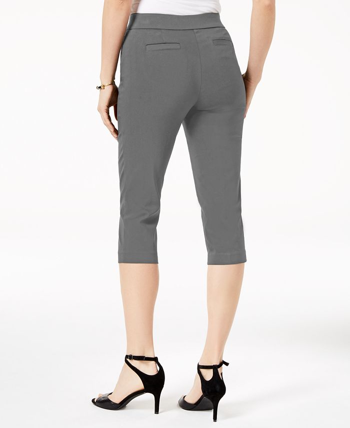 JM Collection Petite Pull-On Capri Pants, Created for Macy's & Reviews ...