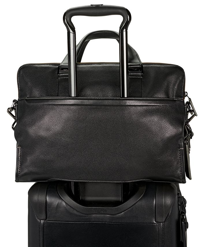 Tumi horton double zip shop brief leather