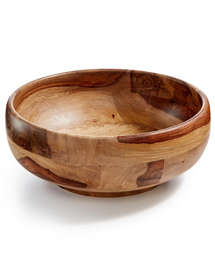 Lucky Brand Wood Salad Bowl, Created for Macy's Macy's