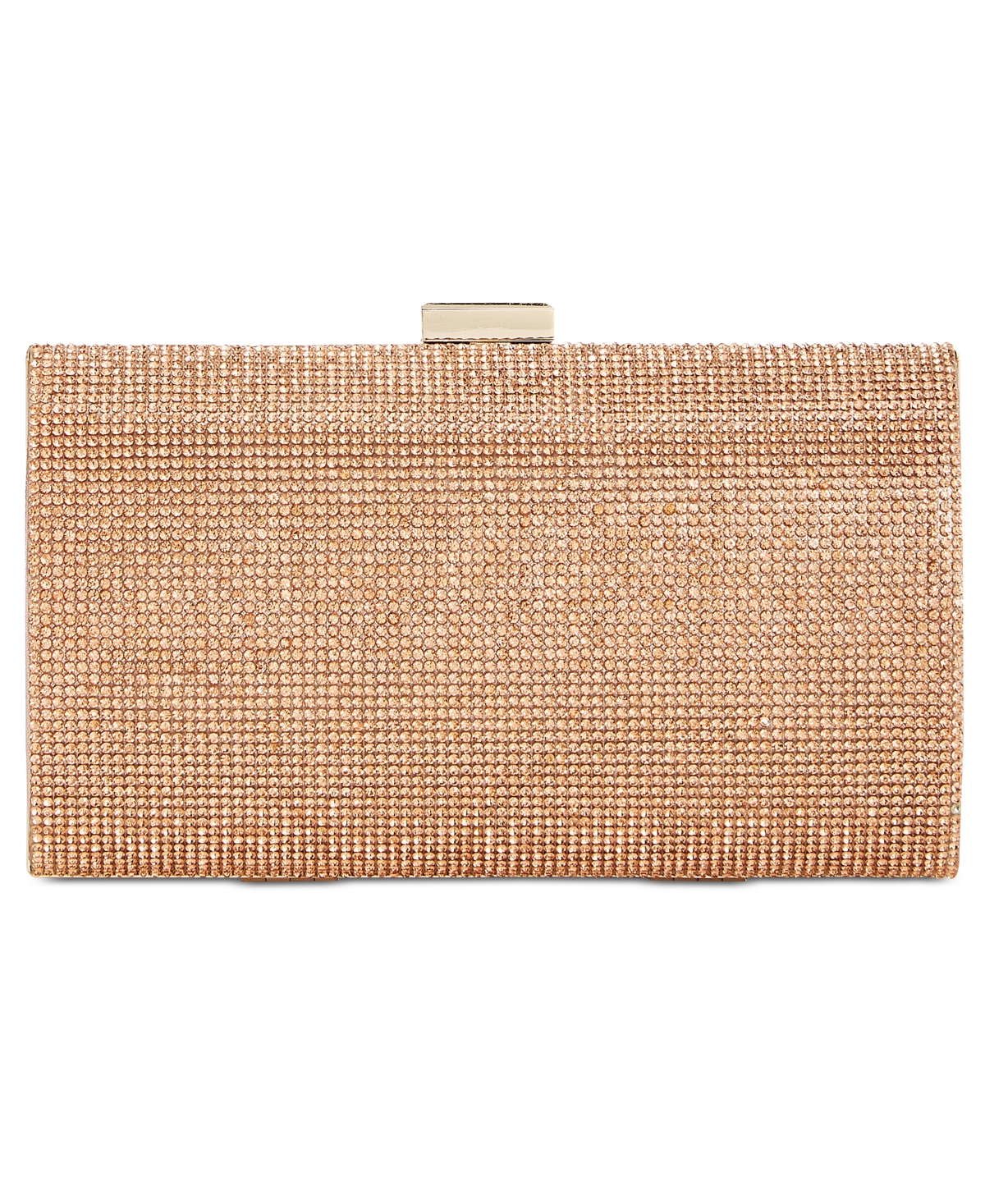 Inc International Concepts Ranndi Sparkle Clutch, Created For Macy's In Rose Gold,rose Gold