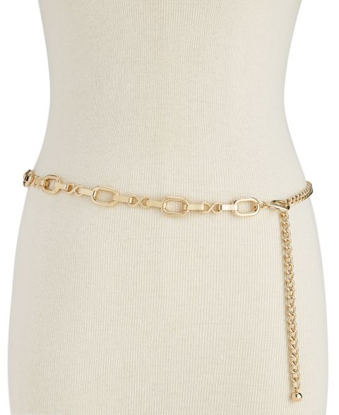 Женский ремень I.N.C. International Concepts Metal Chain Belt, цвет: Золотой