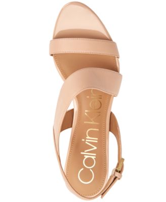 calvin klein women's lancy dress sandals