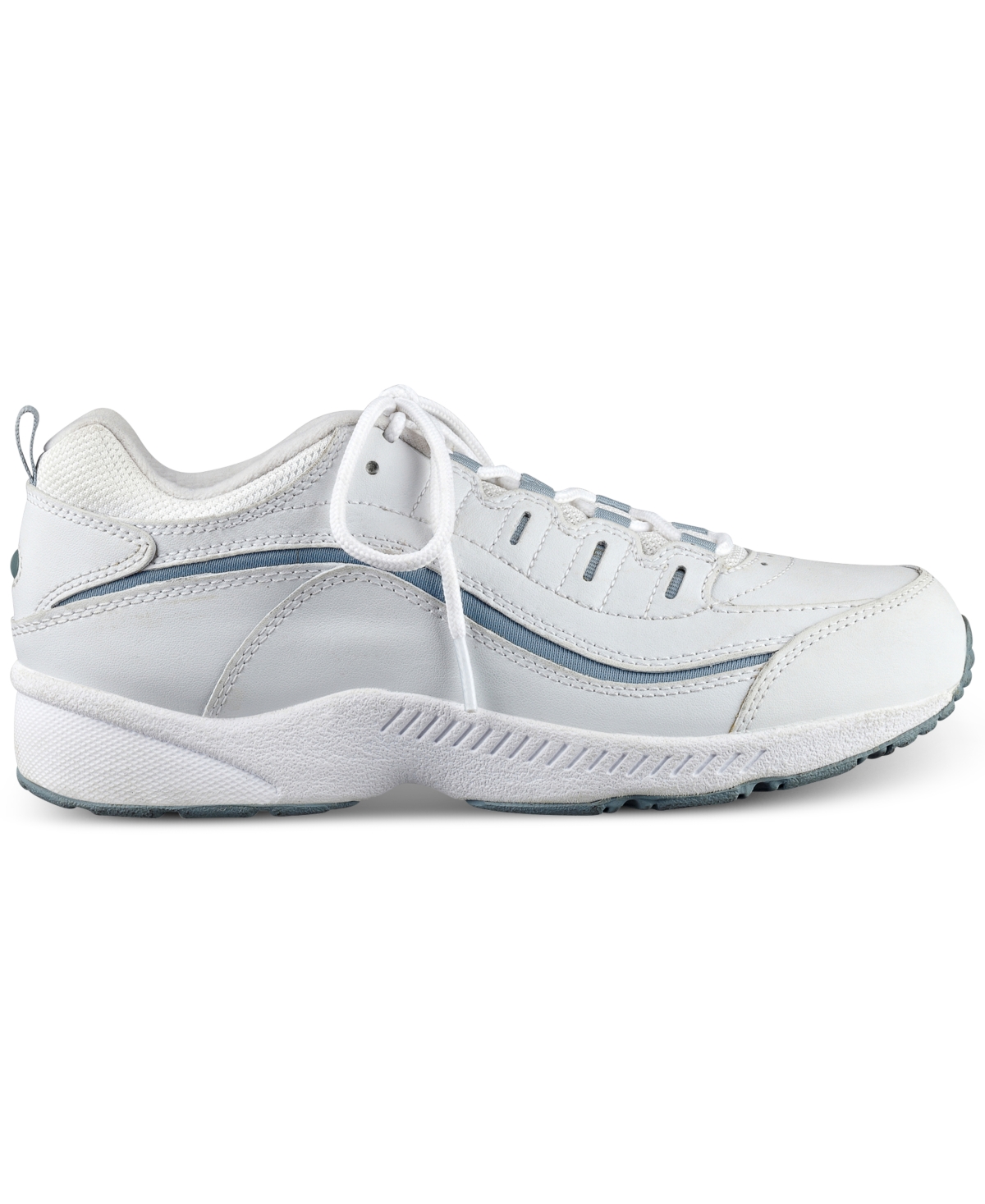 Shop Easy Spirit Women's Romy Lightweight Easy-on Walking Shoes In White,light Blue