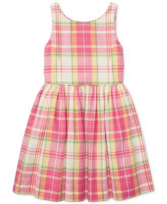 ralph lauren madras dress