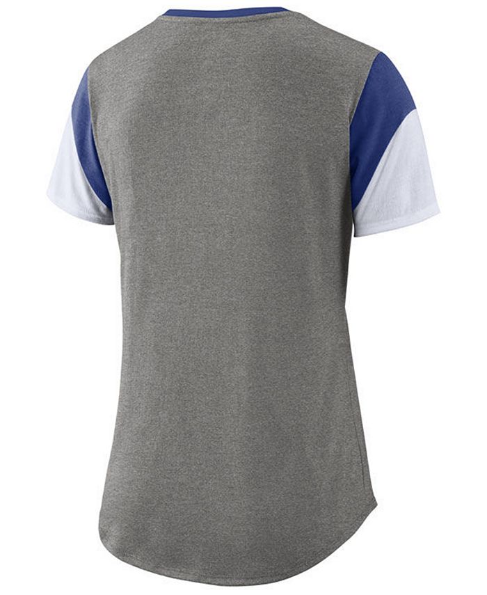 Nike Women's Los Angeles Dodgers Tri-Blend Crew T-Shirt - Macy's