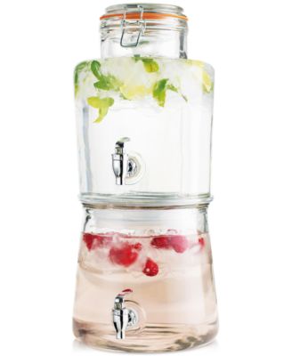 Home Essentials - Del Sol Stackable Double Beverage Dispenser 1.32 Gal. each