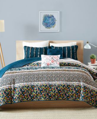 Intelligent Design - Fleur 4-Pc. Twin/Twin XL Coverlet Set