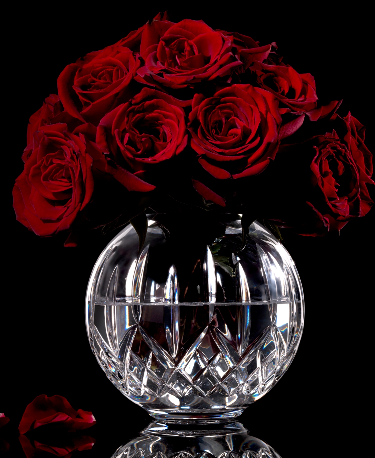 Shop Waterford Gifts, Lismore Rose Bowl Vase 6" In No Color