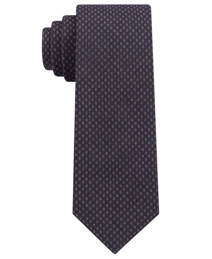 Michael Kors Men's Contrast Tail Geometric Slim Tie - Macy's