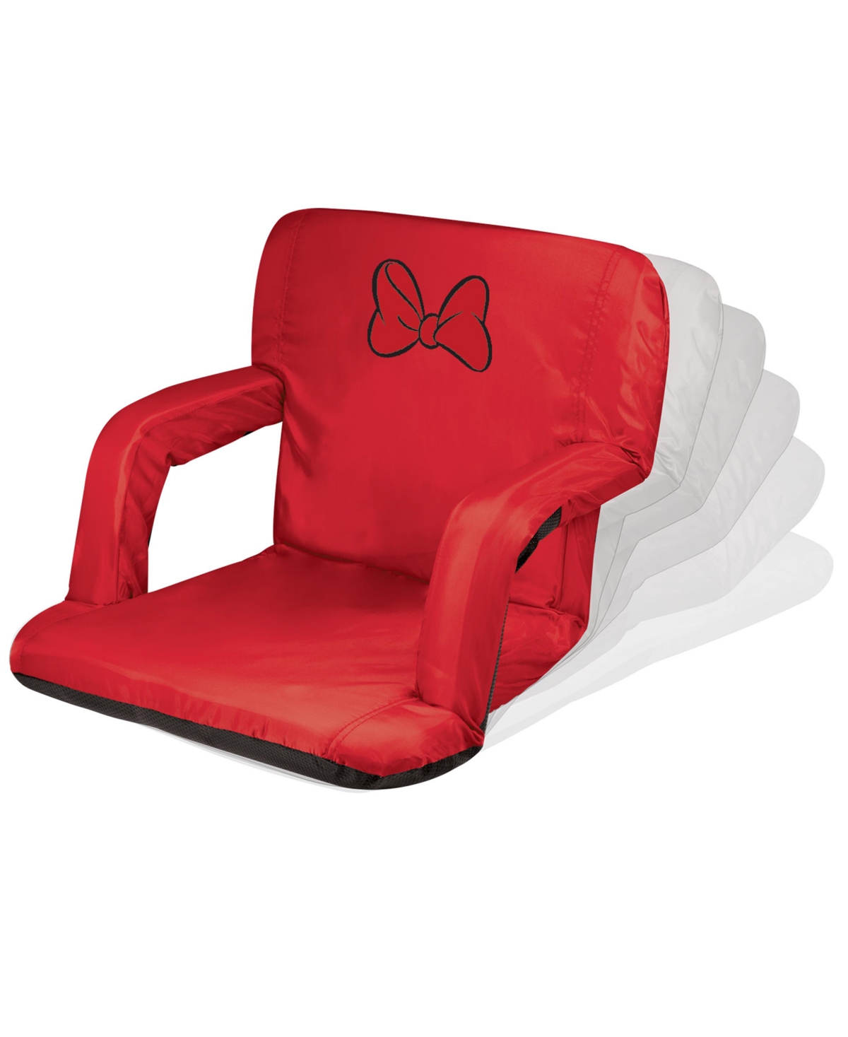 Oniva by Picnic Time Disney's Minnie Mouse Ventura Portable Reclining Stadium Seat - Red