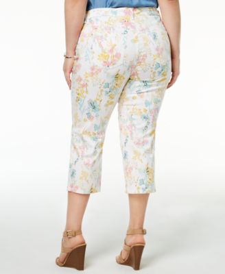 Jeans Capri Cropped Charter Club Taille 24W - Denim, Coupe Courte, Occasion Très Bon état