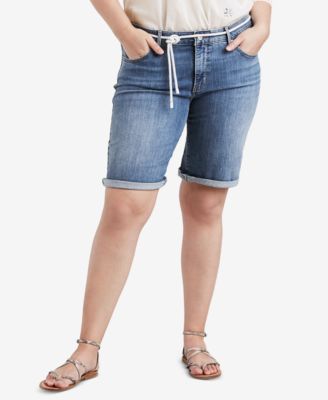 levi's plus size bermuda shorts