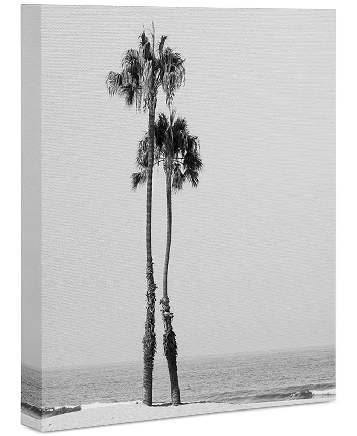 Deny Designs - Bree Madden Two Palms Art Canvas 8x10"