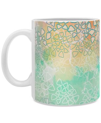 Deny Designs - Marta Barragan Camarasa Abstract Triangles Coffee Mug