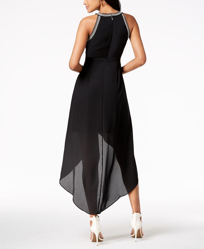 Thalia Sodi Embroidered High-Low Maxi Dress, Created for Macy's - Macy's