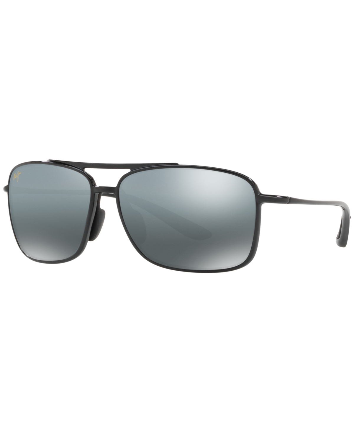 Shop Maui Jim Polarized Sunglasses , 437 Kaupo Gap In Black,grey Polar