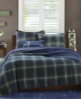 Mi Zone Brody 4 Pc. Comforter Sets Bedding In Blue