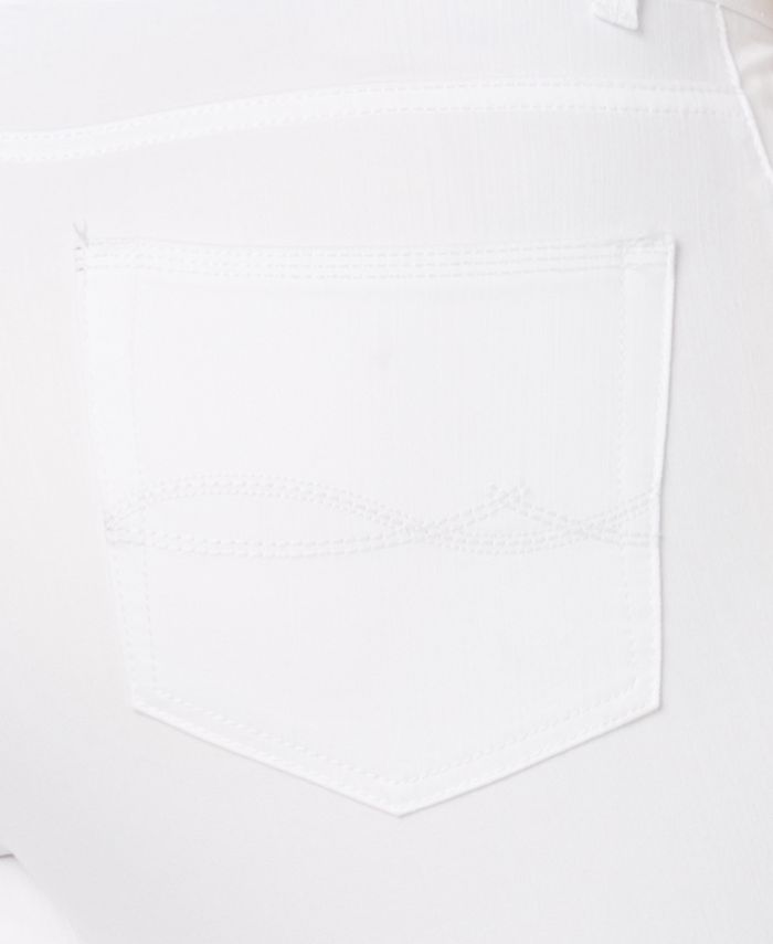 Lee Platinum Plus Size White Slim Cropped Jeans - Macy's