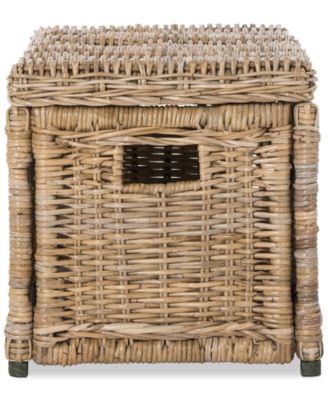 JONATHAN Y Elijah 30'' Wicker Storage Trunk