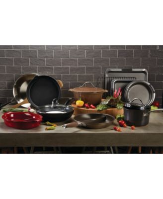 Anolon Advanced Onyx Hard-Anodized Non-Stick 12" Ultimate Pan & Lid