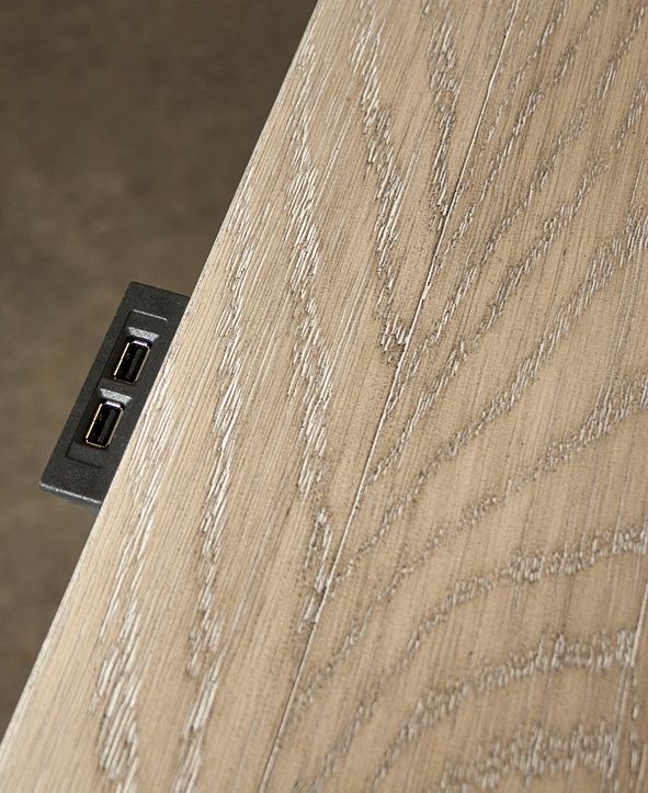 Furniture Parker USB Power Outlet Nightstand, Created for Macy's