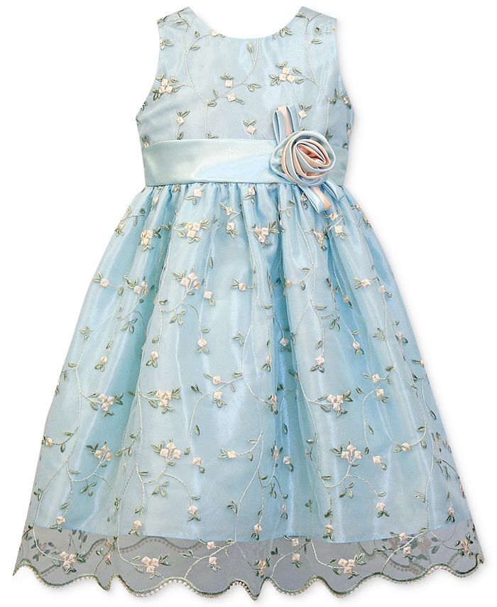 Jayne Copeland Floral Embroidered Dress Little Girls Macy s