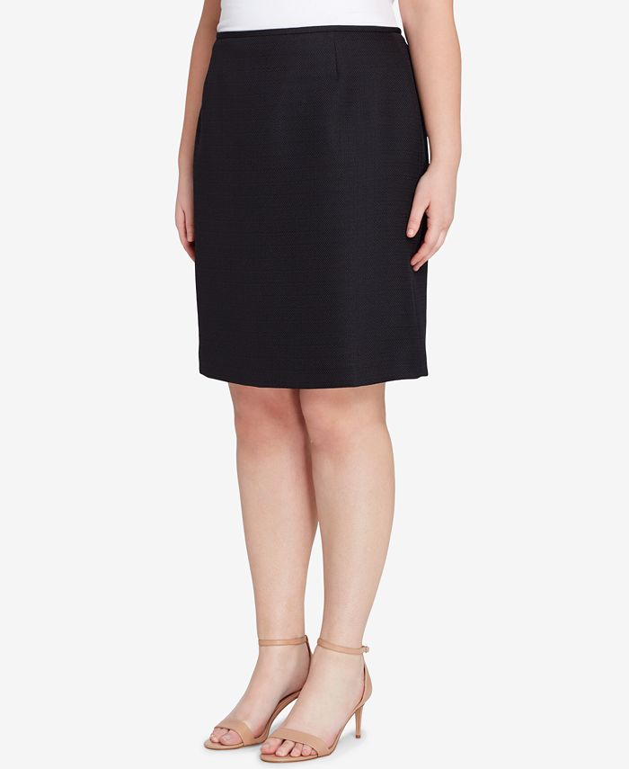 Tahari Asl Plus Size Peplum Skirt Suit Macys 